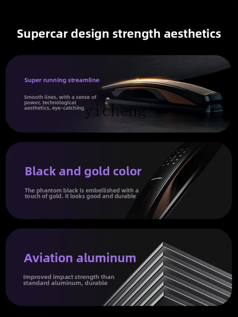 Electronics & Tech Gadgets - C19- ระบบจดจำใบหน้า รหัสผ่านลายนิ้วมือ กลอนประตูอัจฉริยะพร้อมระบบตาแมวอิเล็กทรอนิกส์สำหรับบ้าน