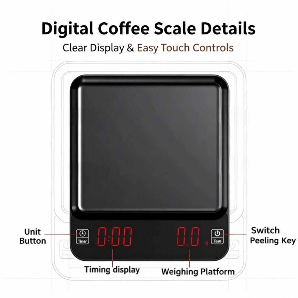 เครื่องชั่งกาแฟดิจิตอลความแม่น - Electronics & Tech Gadgets บทวิจารณ์และราคา