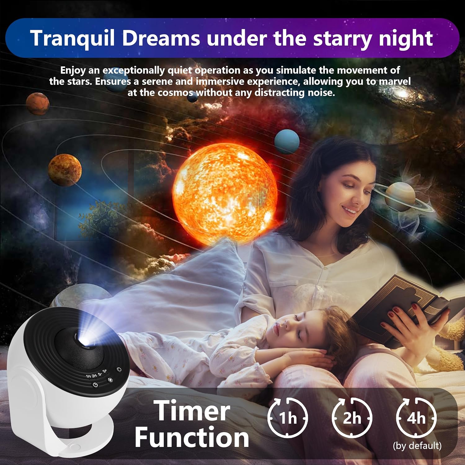 ห้องนอน Galaxy โปรเจคเตอร์ Nig - Electronic Gadgets For Home บทวิจารณ์และราคา