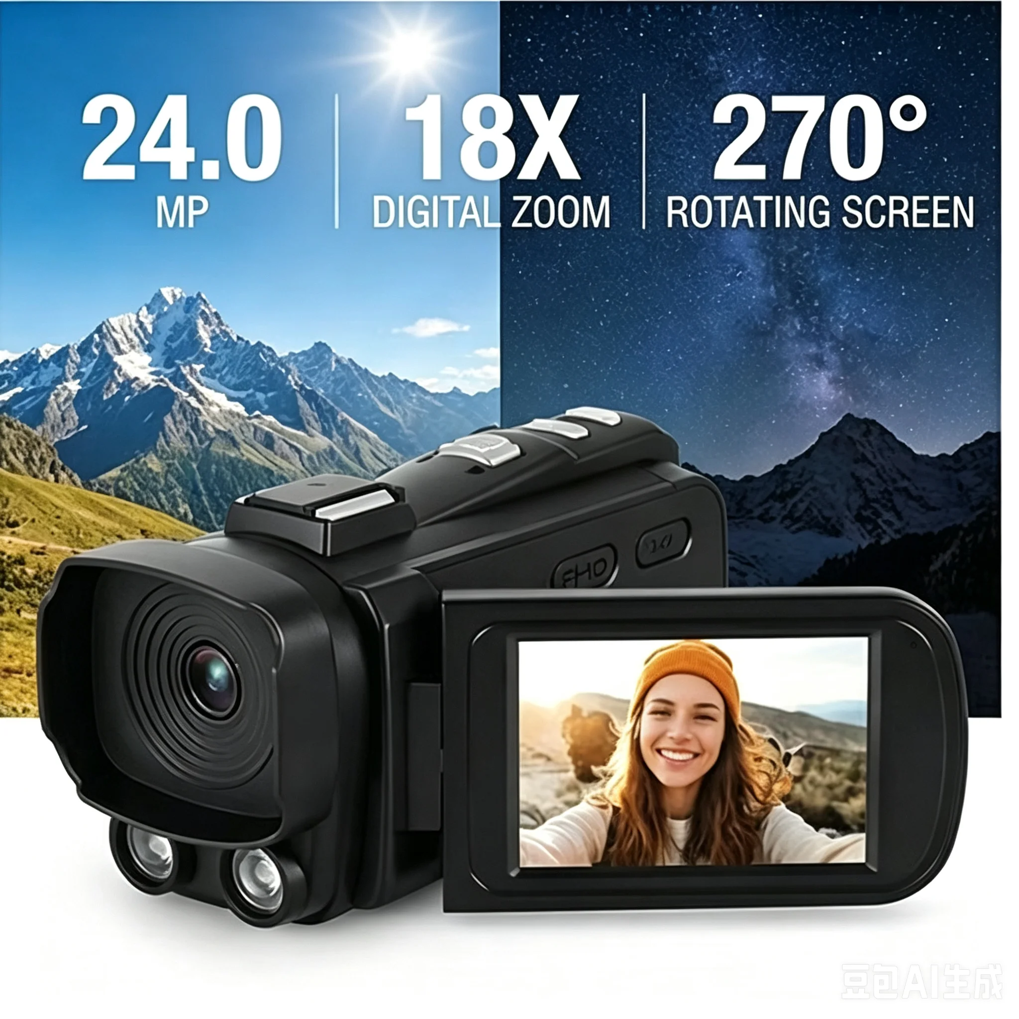 กล้องวิดีโอ 1080P Full HD ดิจิ - Electronic Gadgets For Home บทวิจารณ์และราคา