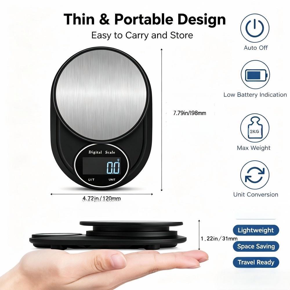 เครื่องชั่งดิจิตอลขนาดเล็กแบบพ - Electronics & Tech Gadgets บทวิจารณ์และราคา
