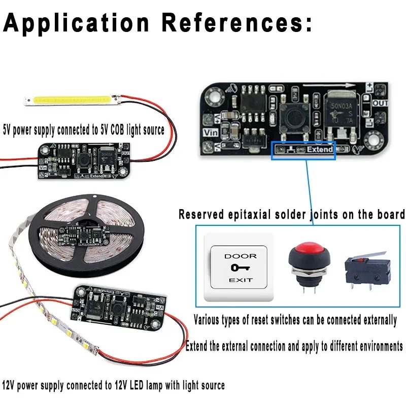 โมดูลปุ่มควบคุมการหรี่แสงแบบไม - Electronics & Tech Gadgets บทวิจารณ์และราคา