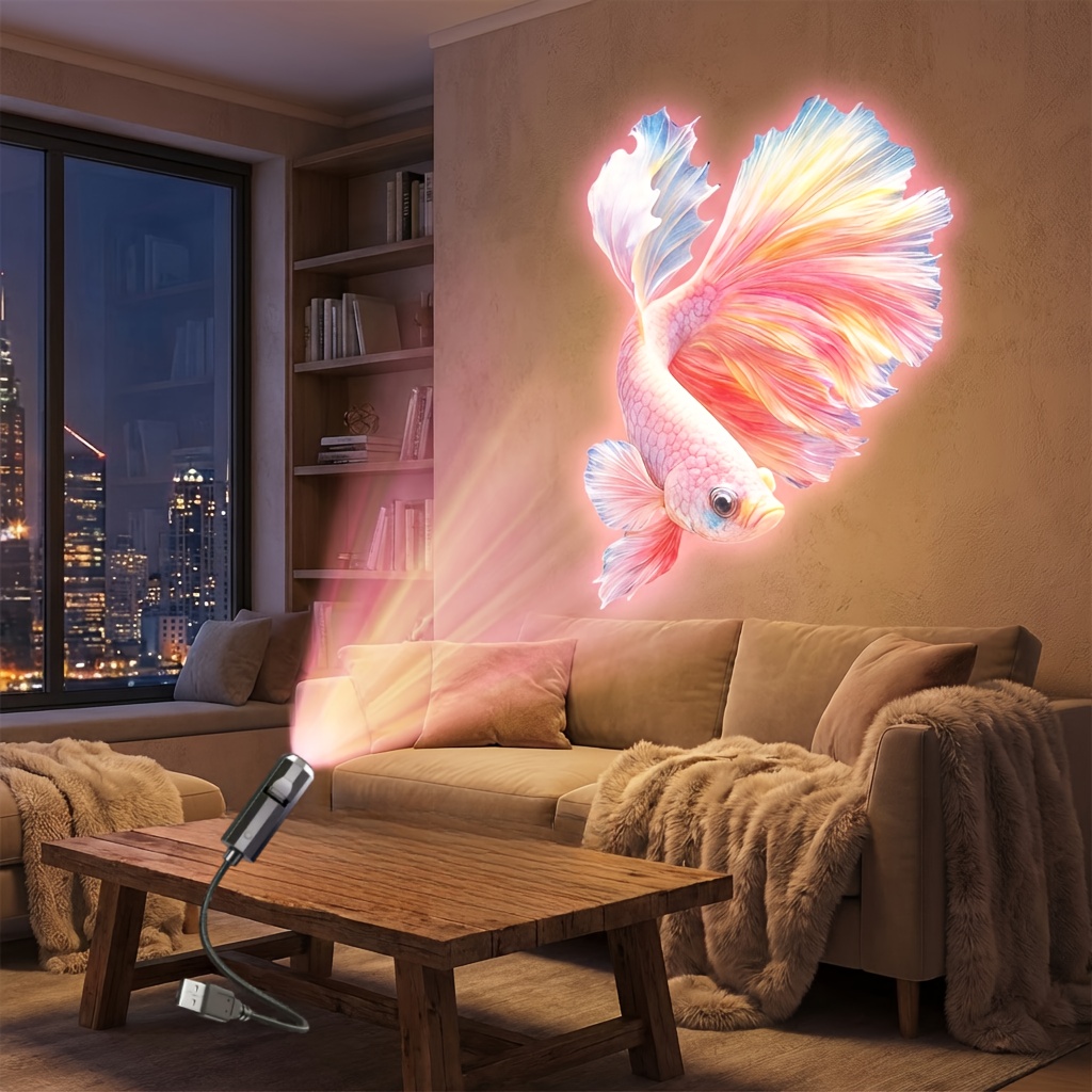 ไฟโปรเจคเตอร์ USB รูปทรงมหาสมุ - Electronic Gadgets For Home บทวิจารณ์และราคา